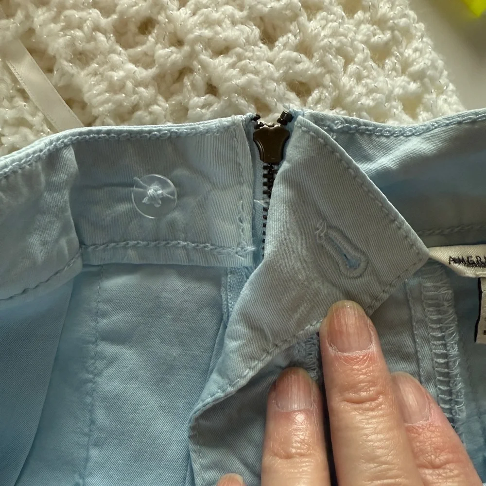 American Eagle Outfitters Light Blue Pleated Mini Skirt - Picture 10 of 12